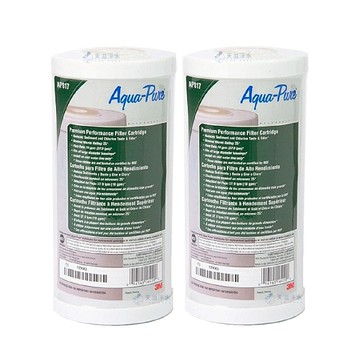 【3M】SS801全戶式不鏽鋼淨水系統替換濾心兩支【AP817｜適用通規10吋大胖濾殼】【3M授權經銷】