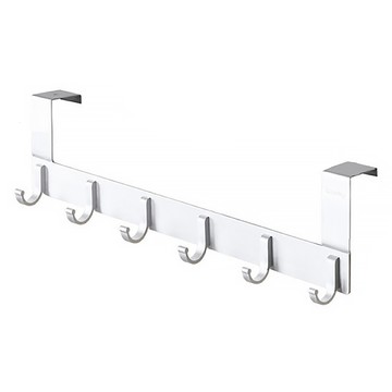 AHOYE 太空鋁門後掛勾 衣架 鋁合金材質 40*18*4.5cm  銀色  1個