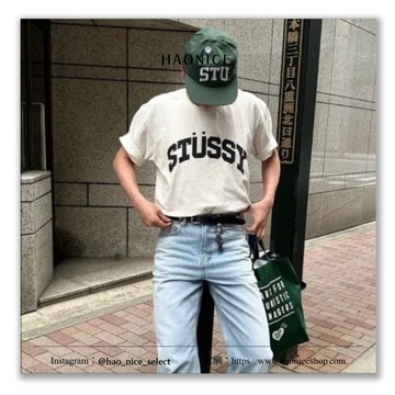 【HAO NICE 】美國街頭潮流 Stussy 24SS 春夏新款 Block Sport Pigment Dyed Tee 胸前經典LOGO 街頭穿搭必備爆款百搭短T