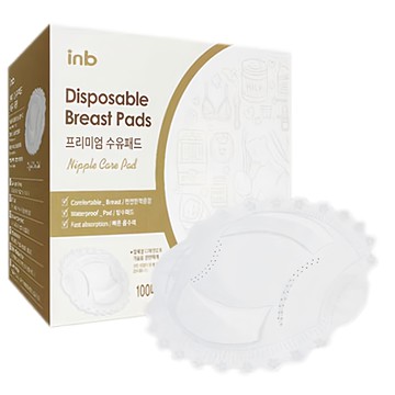 inb 立體防溢乳墊 360度導流層 獨立包裝  100片  1盒