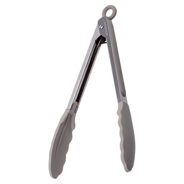 cook power 鍋寶 耐熱矽膠食物夾  奶茶色  1支