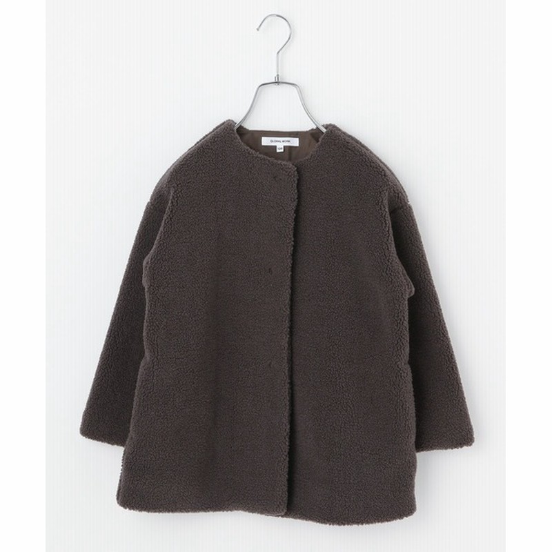 Global Work キッズ ボアノーカラーコート Kids ジャケット アウター その他アウター 通販 Lineポイント最大0 5 Get Lineショッピング