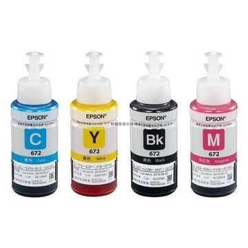 EPSON 套664套672 原廠墨水（似瑟壹組)美平容量70嘸LL120 L350