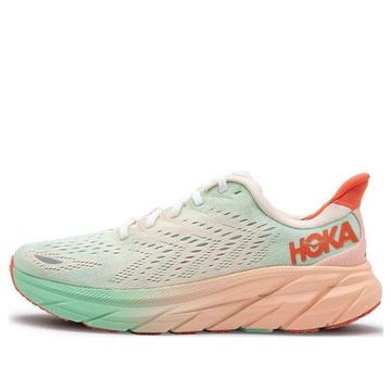 (WMNS) HOKA ONE ONE Clifton 8 'Orange Mint Green'