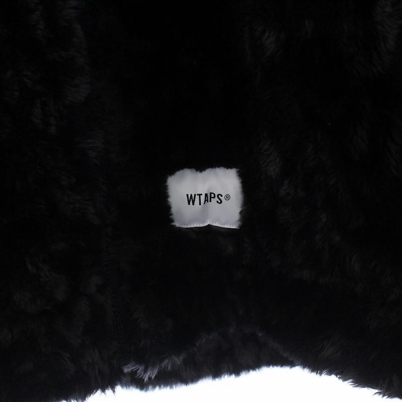 WTAPS 19AW REVENANT JACKET MODACRYLIC FUR フェイクファー フーテッドジャケット ジップアップ 02 M  グレー 黒 192TQDT-JKM02 | LINEショッピング