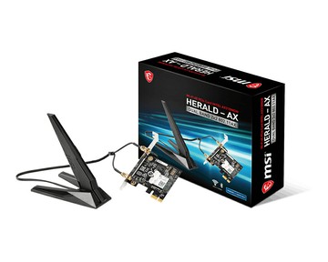 MSI 微星 HERALD-AX Intel AX210NGW Wi-Fi 6E PCIe內接無線網卡