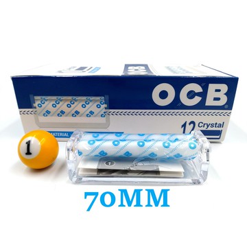 正品附發票 法國進口OCB捲煙器 70MM (Crystal 壓克力製捲菸器) ✦球球玉米斗✦