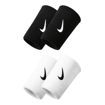NIKE Swoosh單色加長腕帶 (一雙入 慢跑 路跑 籃球 網球 羽球【NNN05】≡排汗專家≡