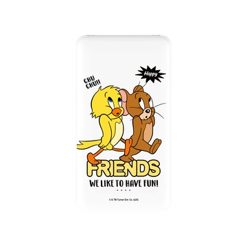 【正版授權】湯姆貓與傑利鼠歡樂夥伴雙線快充10000mAh行動電源