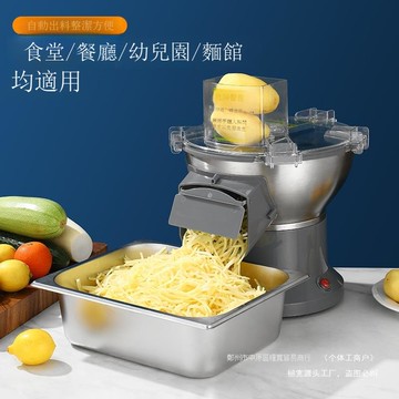 刨絲片多功能土豆切絲機電動包菜大頭菜切菜機蘿卜全自動神器商用[DD1205001]