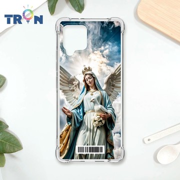 TRON 三星 A42 聖母寫實派 四角防摔載具殼 軟殼 手機殼