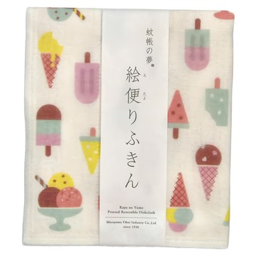 SHIMOYAMA 日本製進口廚房抹布 40 x 35cm 霜淇淋  1條  1條