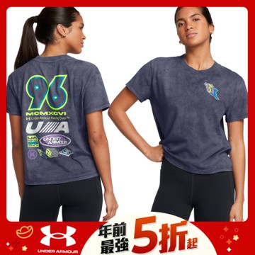 【UNDER ARMOUR】女 Run Everywhere Graphic短袖T-Shirt_1382961-410