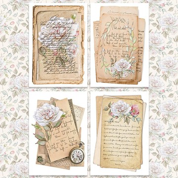 (全部) 白色情書貼紙 (honne market)