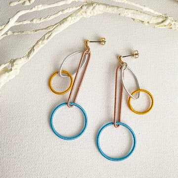 Hoop Hoop耳針/耳夾【灰】