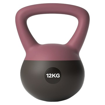 【灰熊厲害】12KG潮時尚工業風軟壺鈴 贈防滑露指手套一雙(軟式壺鈴 深蹲翹臀重訓 健身啞鈴)橄欖綠12KG