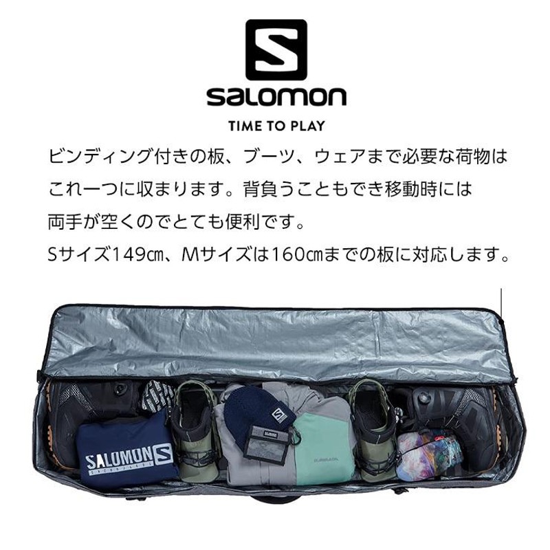 ファッションの SALOMON スノーボード 149cm ビンディング キャリー