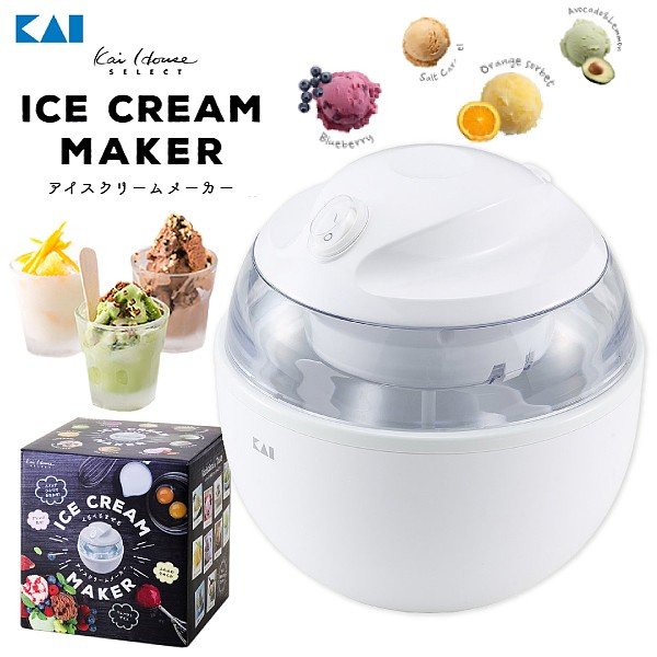 アイスクリームメーカー 貝印 家庭用 KHS ICE CREAM MAKER コンパクトサイズ 300ml KAI DL5929 通販  LINEポイント最大0.5%GET | LINEショッピング