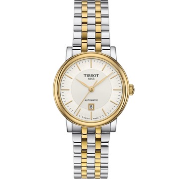 TISSOT CARSON 優雅時尚機械錶(T1222072203100)