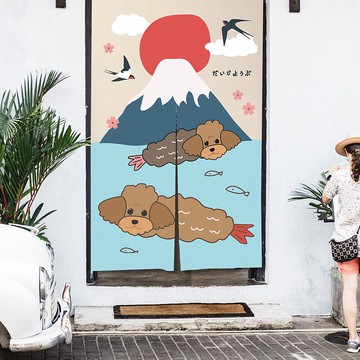 貴賓狗 門簾 炸蝦