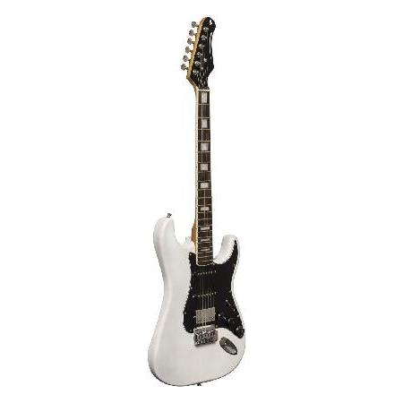 Stagg String Solid-Body Electric Guitar, Right, White Blond, Full (SES-60 WHB)