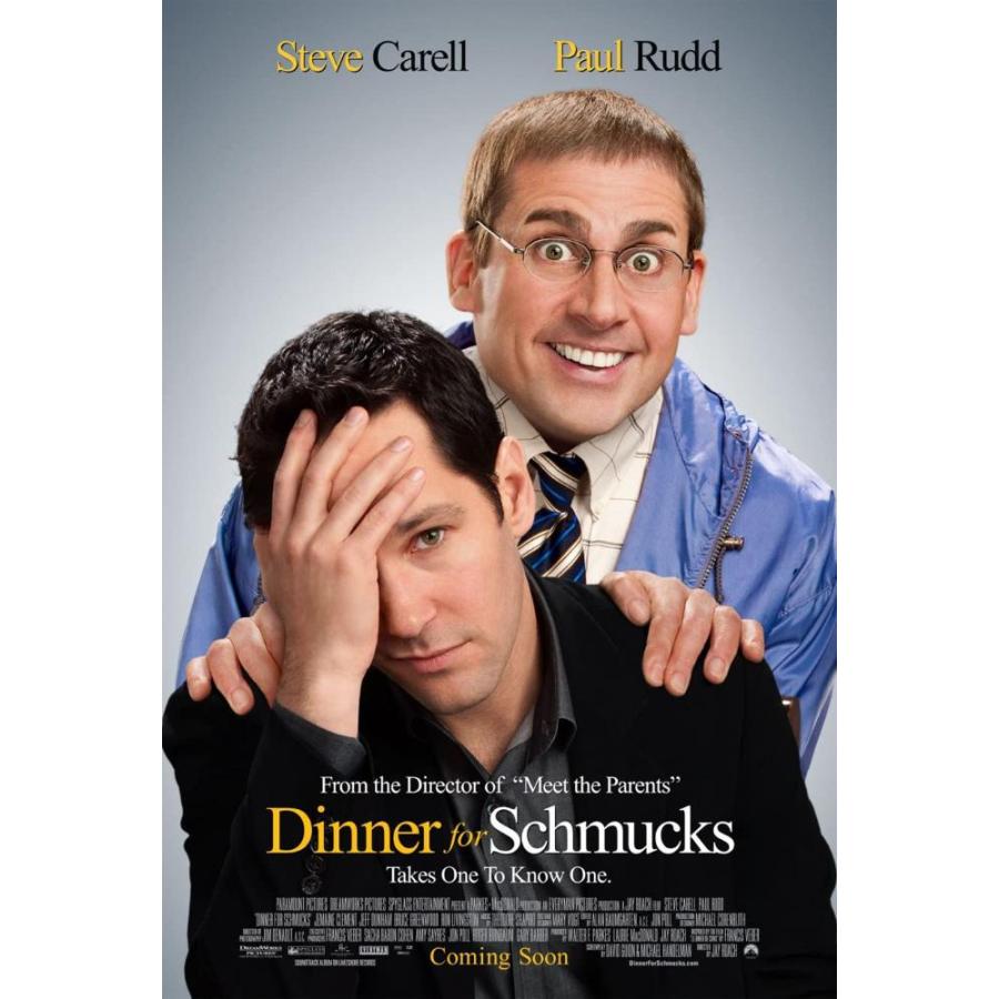 DINNER FOR SCHMUCKS MOVIE POSTER Sided ORIGINAL FINAL 27x40 STEVE CARELL