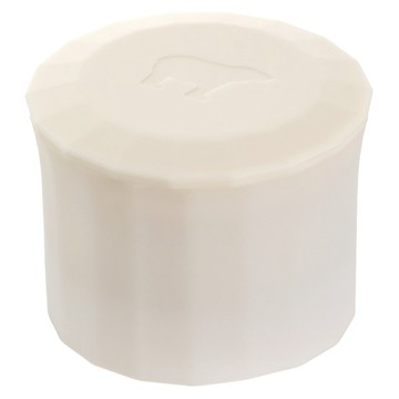 FaSoLa 食品用矽膠冰川製冰盒/大顆製冰盒 北極熊 80ml  白色  1個  7.7 x 5.5cm