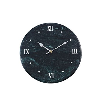 天然大理石時鐘【典雅綠】