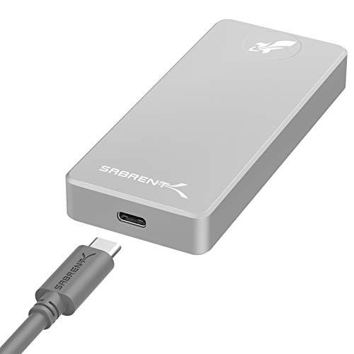 送料無料 SABRENT 外付けSSD、SSD 1TB、USB3.2 Gen 2 10Gb/秒、最大