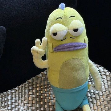 好物優選 超火海綿寶寶比奇堡居路人呆魚創意毛絨玩偶抽象掛件可愛揹包掛飾 比奇堡沙丁魚 路人魚 可愛 台灣寄出