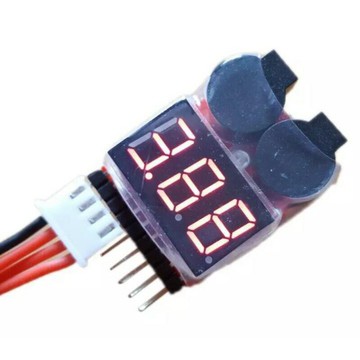 鋰電池1S-8S新款2合1電量顯示器 航模鋰電池BB響 鋰電池低壓報警器 電壓顯示器 過放保護器【現貨】