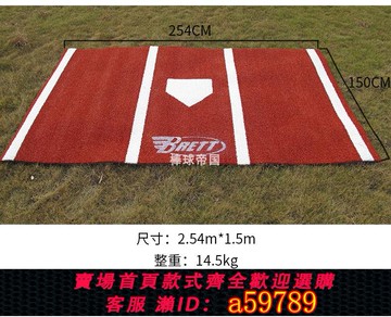 【全網低價 可打統編】BRETT布瑞特加厚棒球打擊踏墊耐磨防滑培訓班俱樂部訓練場地適用