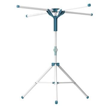 巧巧 小資族輕鬆收折晾曬架  收納直徑12cm + 展開直徑128 x 高102~160cm  C2298  1個