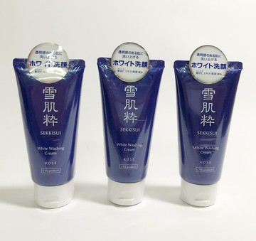 雪肌粋 雪肌粹 淨白洗面乳組合價(80g*3條)-歆富小舖