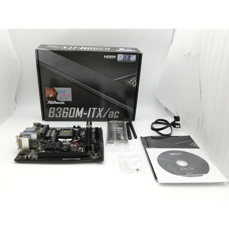 中古】ASRock B360M-ITX/ac B360/LGA1151/Mini-ITX【ECセンター】保証期間１週間 | LINEブランドカタログ