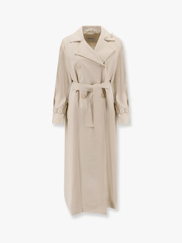 Ronco max mara sfilata coated linen trench - MAX MARA - gender_Woman