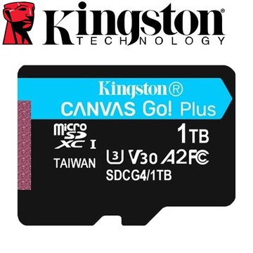 Kingston 金士頓 1TB microSDXC UHS-I U3 V30 A2 記憶卡 SDCG4/1TB