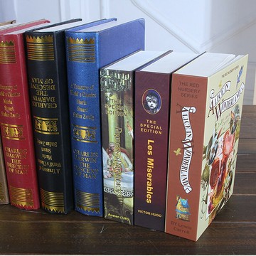 仿真紙張書本保險箱收納盒書本保險盒創意儲蓄罐書本收納生日禮物