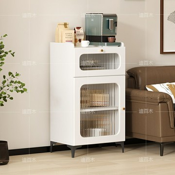 客廳置物柜收納儲物柜茶水柜子魚缸柜廚房家用餐邊柜靠墻咖啡機柜