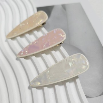 韓系炫彩三角壓夾（彩混）