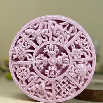 香氛擺飾 八寶吉祥 香氛擴香石 附木架 水泥擺飾 清水模軟裝