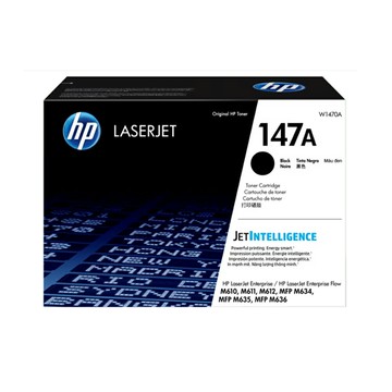 HP 147A LaserJet 黑色原廠碳粉匣 W1470A 適用 LaserJet M610/M611/M612/M634/M635/M636