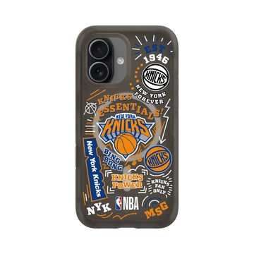 iPhone 17 AirX 本質黑 - NBA - 塗鴉系列-紐約尼克 New York Knicks - Graffiti
