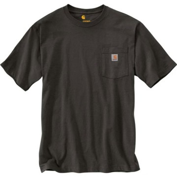 CARHARTT 美版 K87 306 POCKET TEE 6.75oz 重磅口袋 短T (306 泥炭灰色)