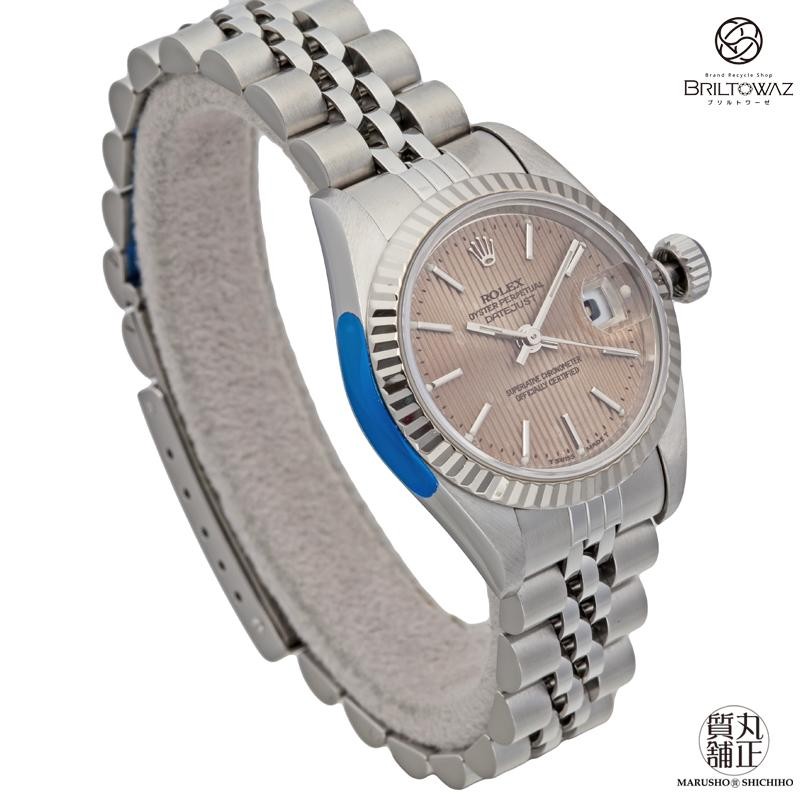 ROLEX レディース 腕時計 Ref.69174 デイトジャスト SS＋WG ピンク ...