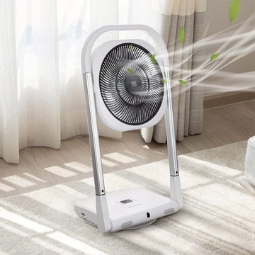 升降摺疊DC風扇 白色
