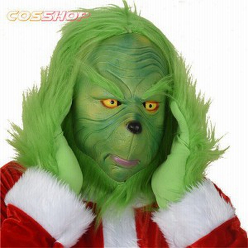 The Grinch Mask クリスマス 泥棒オタク コスプレ面白いマスク仮面 コスチューム ハロウィン プレゼントお面道具小物 通販 Lineポイント最大1 0 Get Lineショッピング