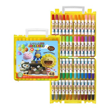 SIMBALION 雄獅 BLM-48B 奶油獅彩色筆 48色入