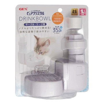 GEX 濾水神器 淺皿 貓用 340g  57535  1個  白色