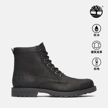 (領券再折)Timberland官方旗艦 男款黑色戶外休閒防水靴|A44P1015